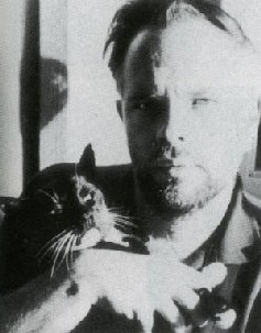 Philip K. Dick With Cat